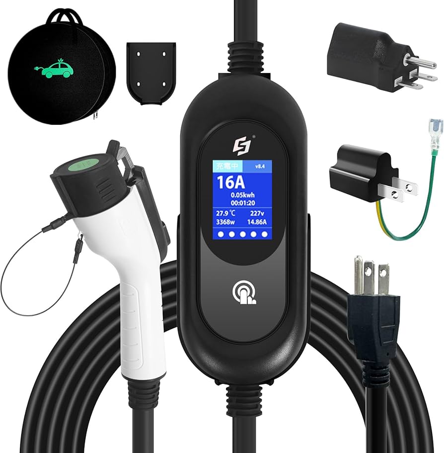 Amazon.co.jp: 家庭用EV充電器 7.5M 長ケーブル 第二世代 新型