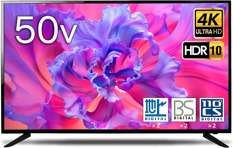 Amazon | ASTEX 50インチ 4K 液晶テレビ 50インチ 地上 BS 110度CS