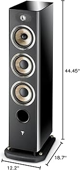 Amazon.com: Focal ARIA 926 Black High Gloss 3-Way Floorstanding