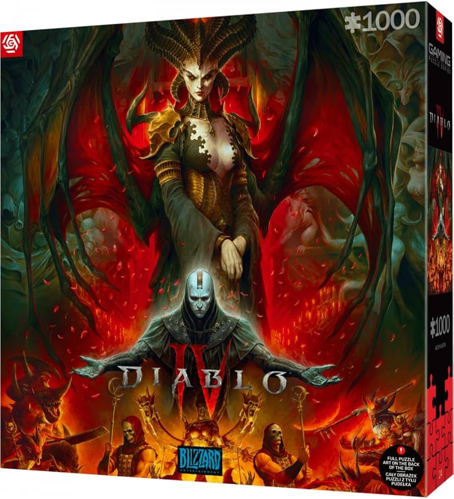 Amazon.com: Good Loot Gaming: Diablo IV Lilith - 1000 Piece Jigsaw