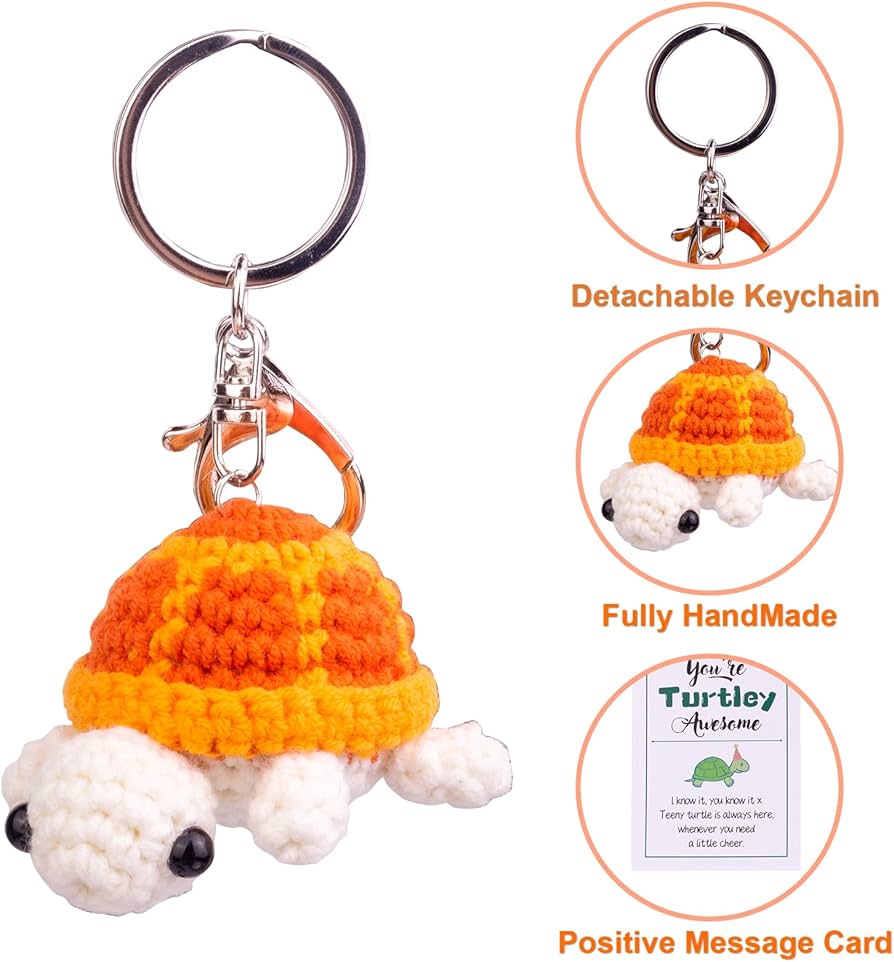 Amazon.com: MuMyer Funny Crochet Sea Turtle, 2 Pack Handmade