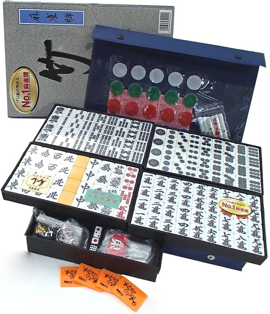 Amazon.co.jp: NorthwaySports Premium Mahjong Tiles [Bamboo] : Toys