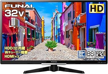 Amazon | フナイ 32V型 液晶テレビ ハイビジョン ダブルチューナー
