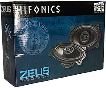 Amazon.com: Hifonics Zeus ZS46CX 4x6 Inch 2 Way 200W Car Audio