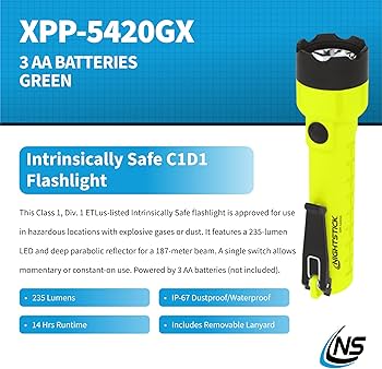 Amazon.com: Nightstick XPP-5420GX UL913 Intrinsically Safe