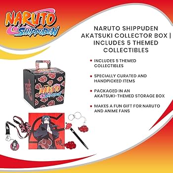 Amazon.com: Just Funky Naruto Shippuden Akatsuki Collector Box