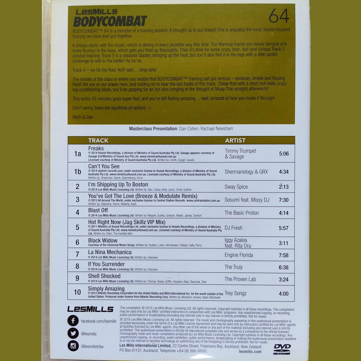 Amazon.co.jp: ボディコンバット 64 CD DVD LESMILLS BODYCOMBAT