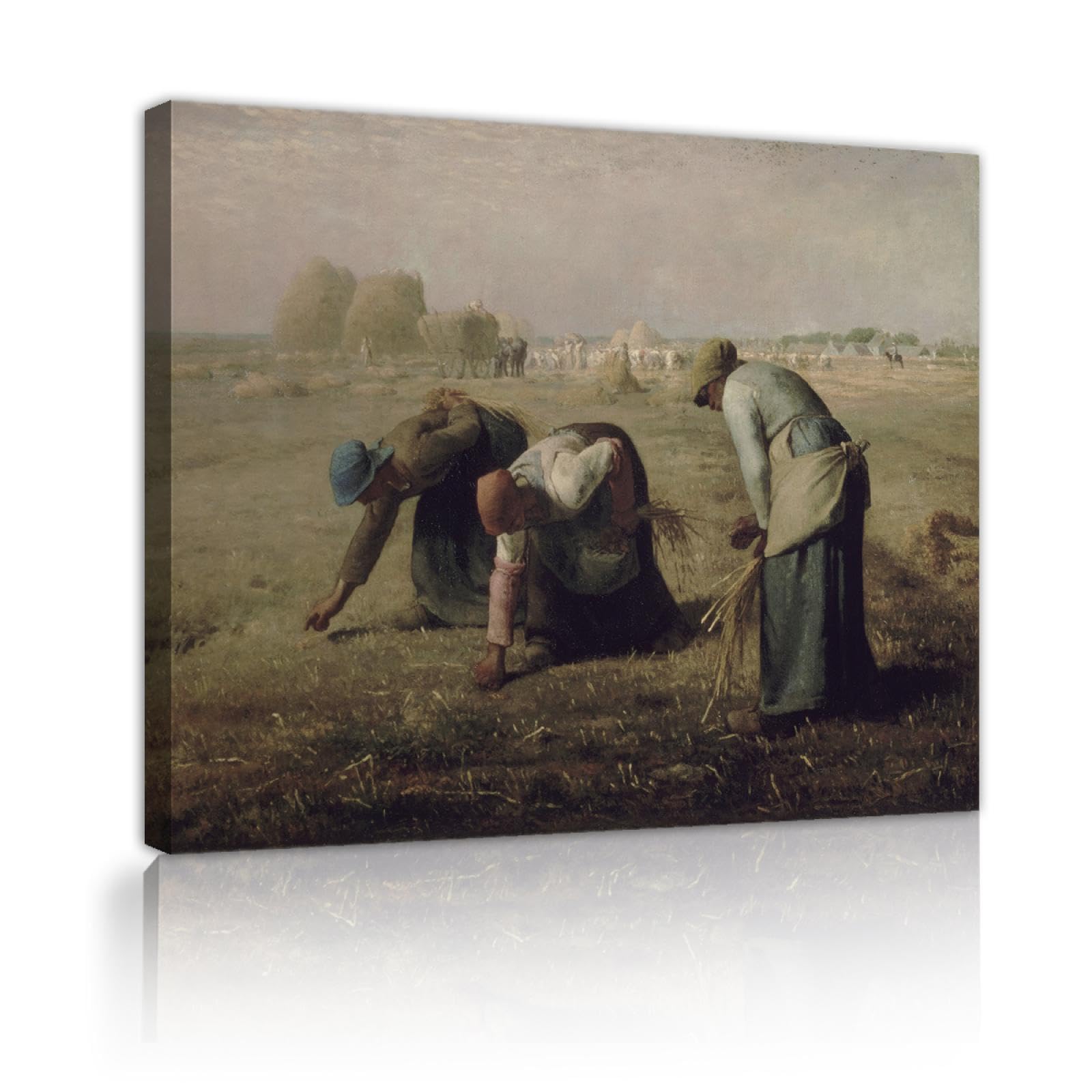 落穂拾い銅板画 落穂拾い銅板画