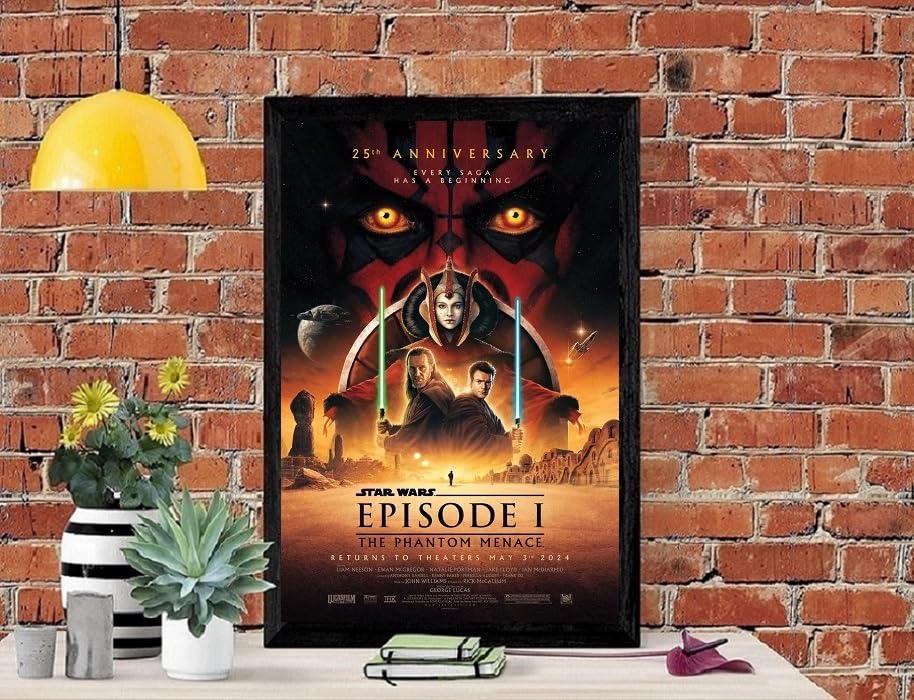 Amazon.co.jp: 映画ポスター スターウォーズ エピソード1 ファントム