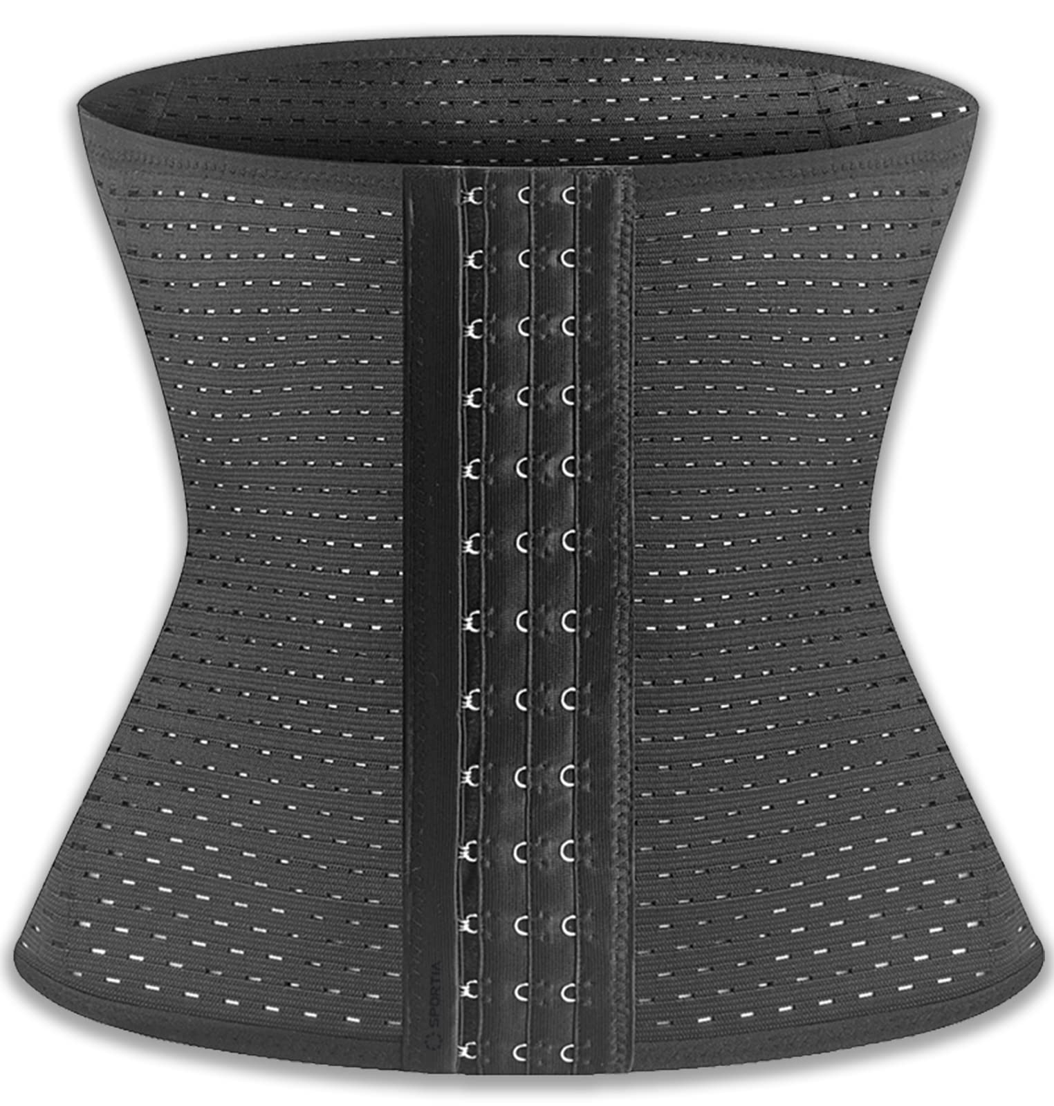 Amazon | [スポーティア] ウエストニッパー コルセット ボーン内蔵