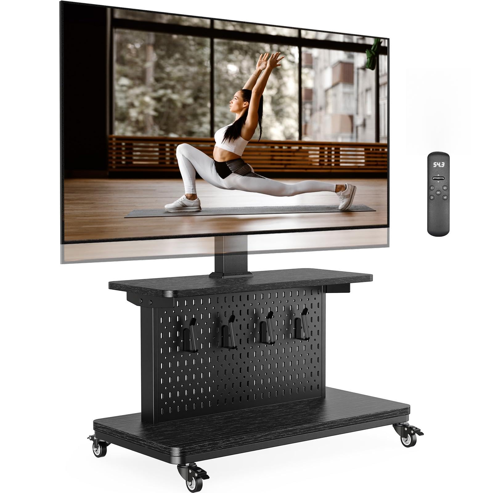 Amazon.co.jp: PERLEGEAR 電動昇降式テレビスタンド 32～75インチ対応