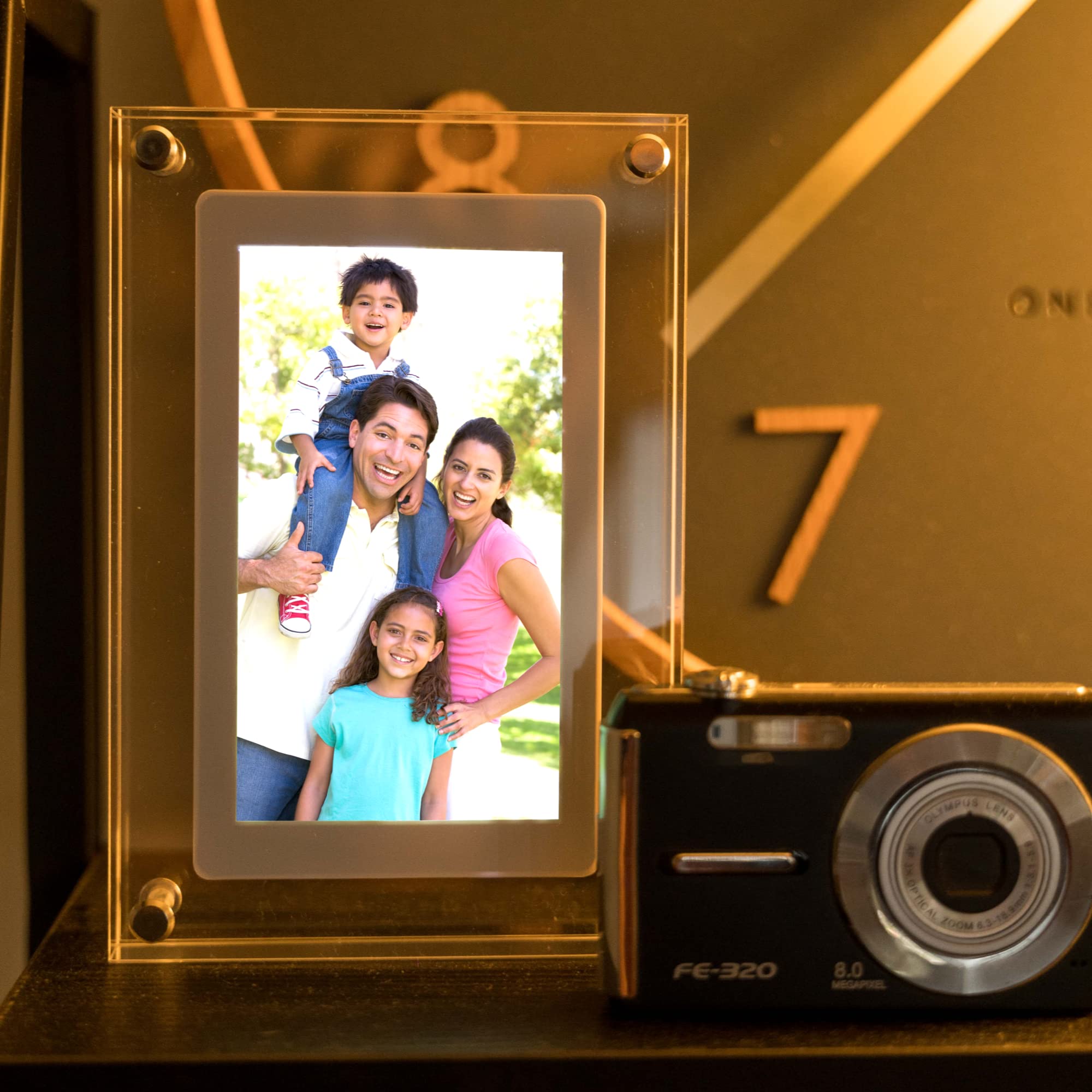 Amazon.co.jp: LuvLink モーションビデオフレーム 5インチ | アクリル