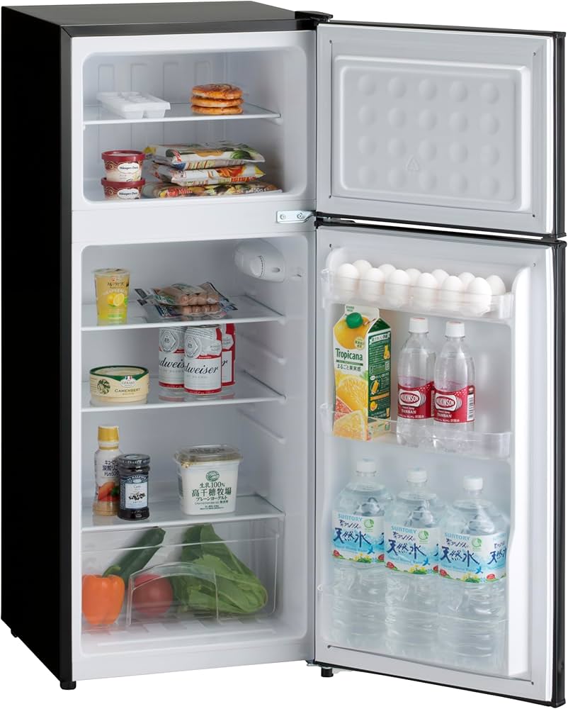 Amazon | ハイアール(Haier) 冷蔵庫 幅47.4cm 容量130L 右開き冷蔵庫
