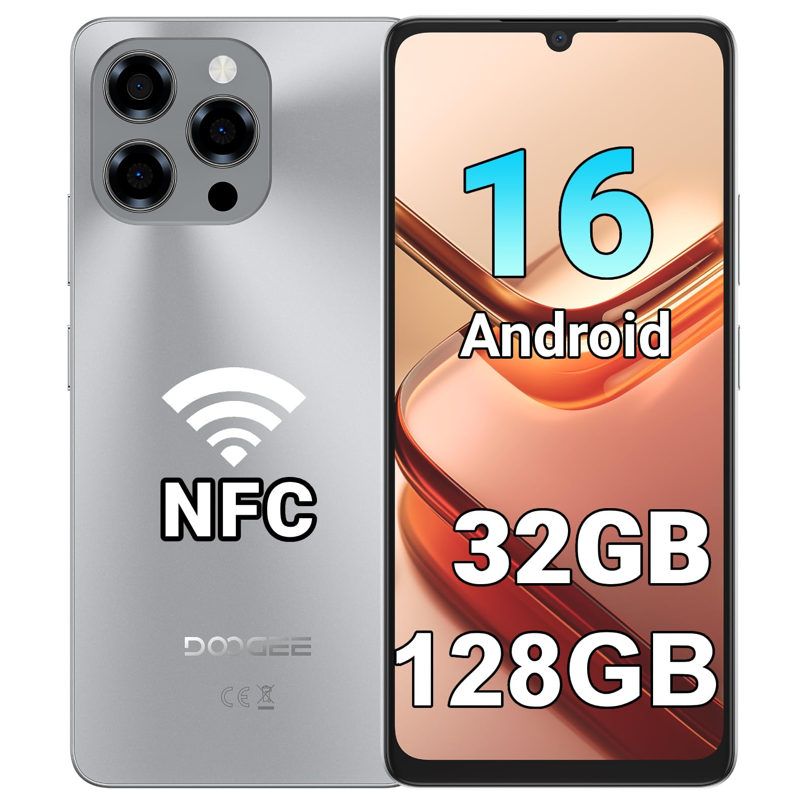 Amazon | 【Android 16 スマホ 初登場】DOOGEE Note58 スマートフォン