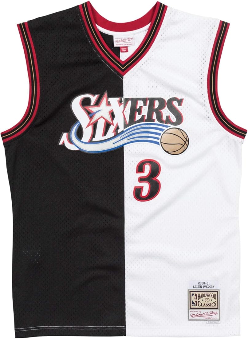 Mitchell & Ness Allen Iverson Philadelphia 76ers Split Home and