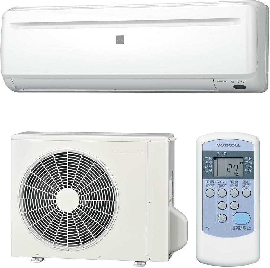 Amazon | CORONA(コロナ) エアコン Relala 冷房専用 6畳 室内機室外機
