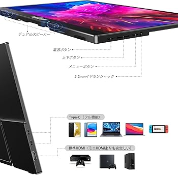 Amazon.co.jp: モバイルモニター 15.6インチ InnoView モバイル