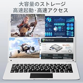 Amazon.co.jp: ‎SERYUB 小型 ミニノートパソコン 10.1インチ/0.8kg/超