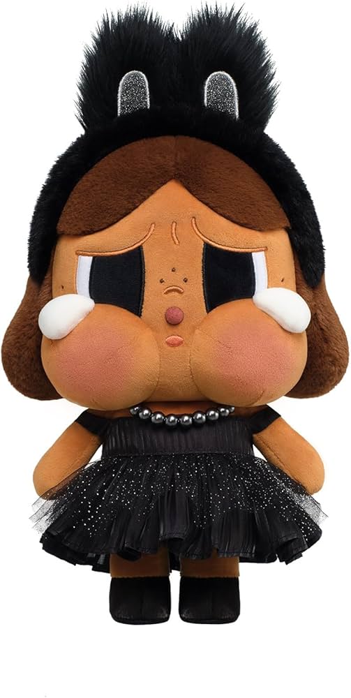 Amazon.com: POP MART Crybaby Shiny Shiny Series-Plush Doll (Black