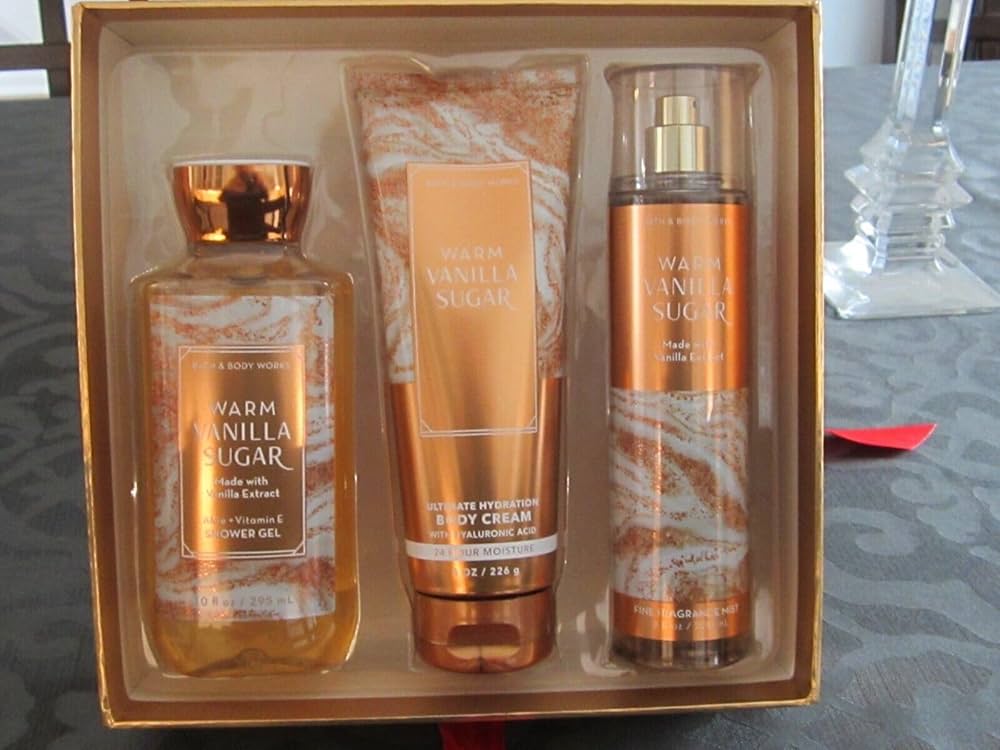 Amazon.com : Bath And Body Works Warm Vanilla Sugar - Daily Trio