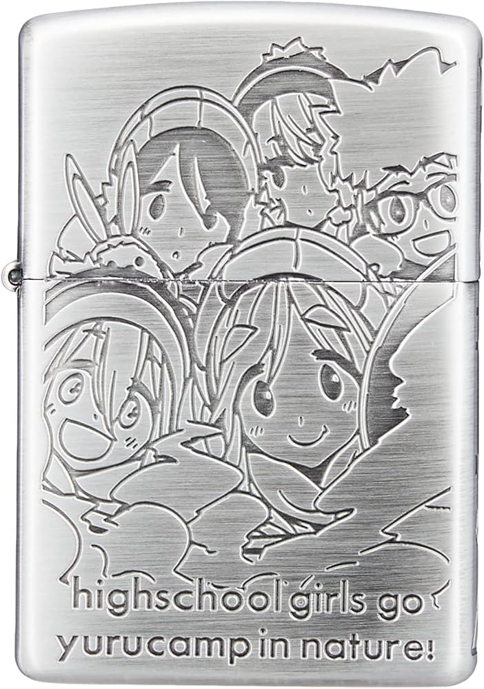 Amazon.co.jp: ゆるキャン△ C柄 野クル Zippo : ファッション