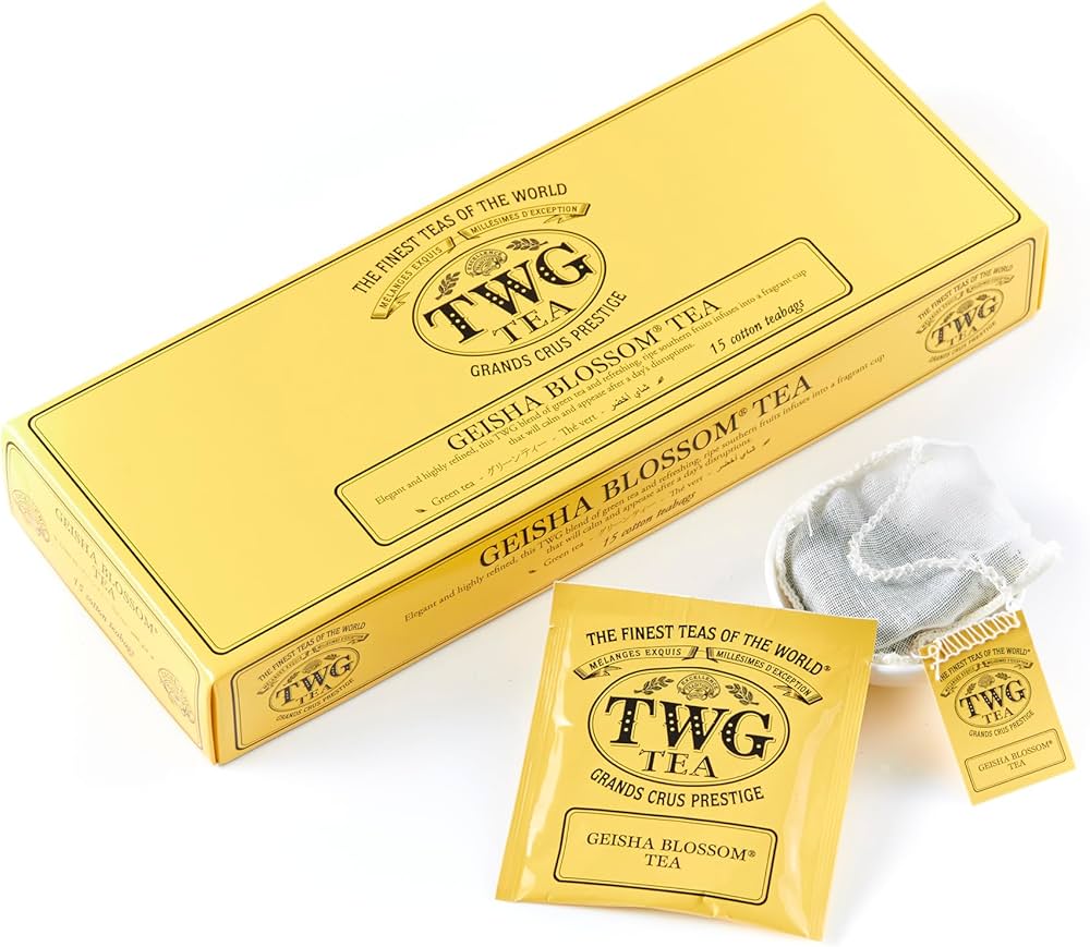 Amazon.co.jp: 【TWG Tea】Geisha Blossom Tea｜ティーバッグ 2.5g×15