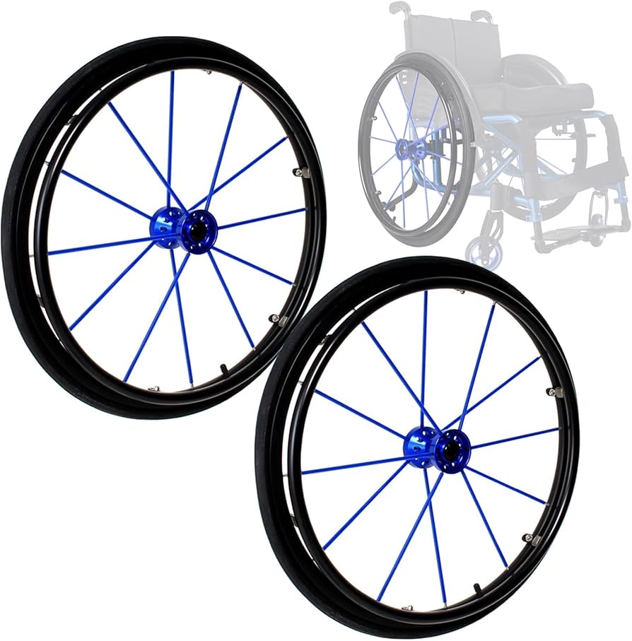 Amazon.co.jp: 車椅子後輪 24インチ 交換用車椅子ホイール 1組