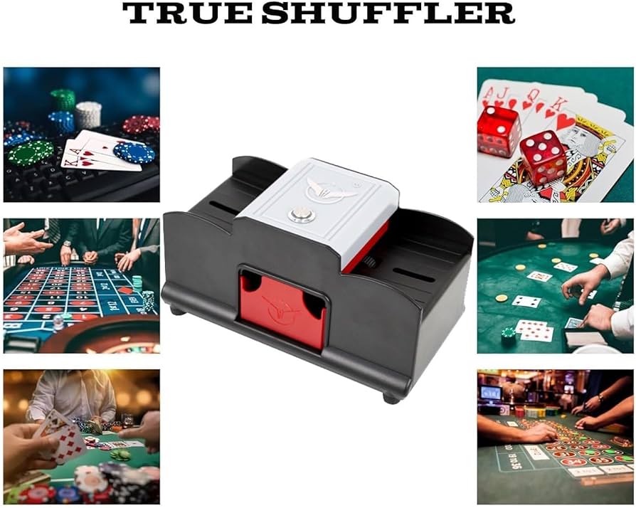 Amazon.co.jp: 自動カードシャッフラー 2デッキ 自動カードシャッフル
