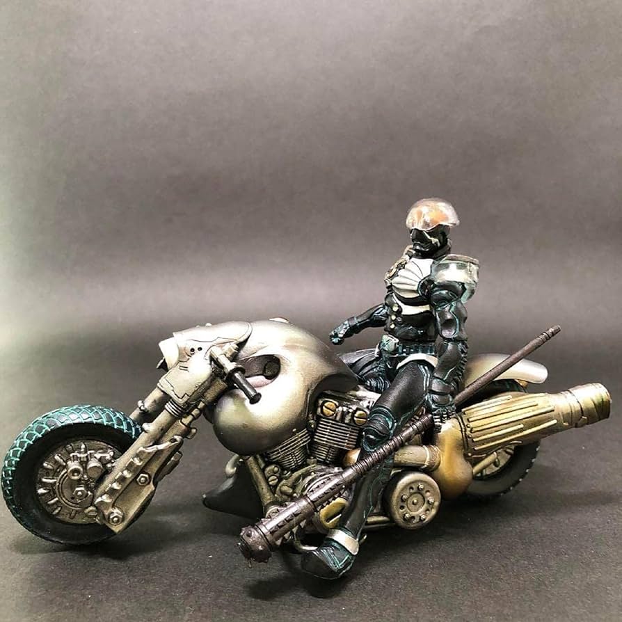 Amazon.co.jp: 匠魂 SPECIAL ハカイダー バイク セット レッド ブルー