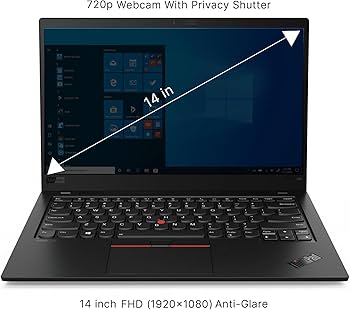 Amazon.com: Lenovo ThinkPad X1 Carbon Gen 8 14-inch FHD