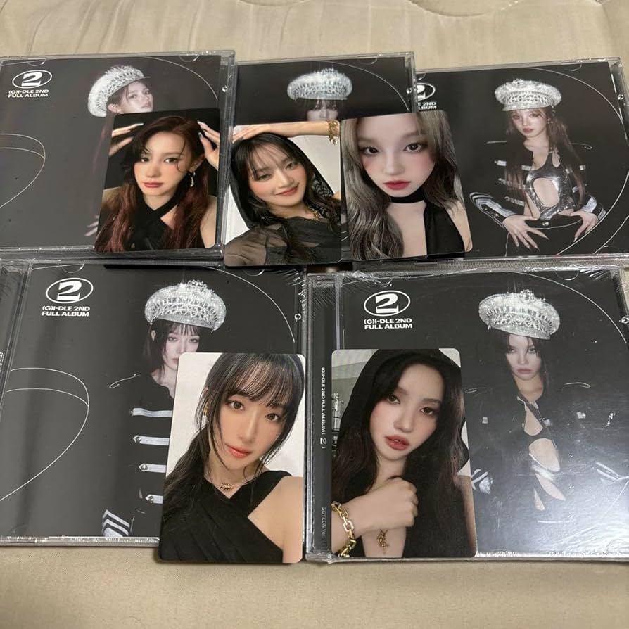 Amazon.co.jp: gidle (g)i-dle 2 jewel ver fc 限定 トレカ セット