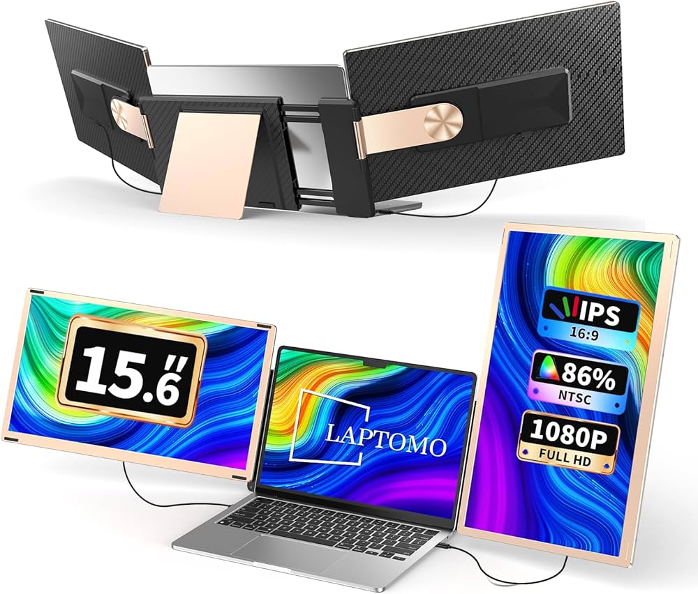 極美品✨️】LAPTOMO S6 ノートパソコン トリプルモニター 付属品完品