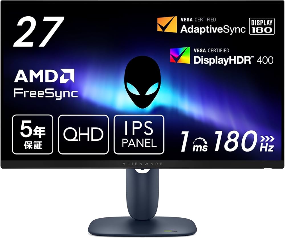 Amazon.co.jp: 【Amazon.co.jp限定】Dell AW2725DM-A 27インチ