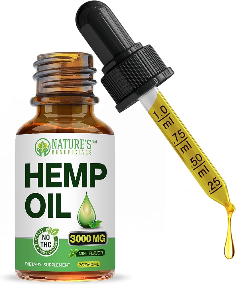 Amazon.com: NATURE'S BENEFICIALS Organic Hemp Oil Extract Drops