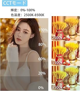 Amazon | RGB撮影ライト Weeylite Sprite20 RGB ビデオライト LED超薄