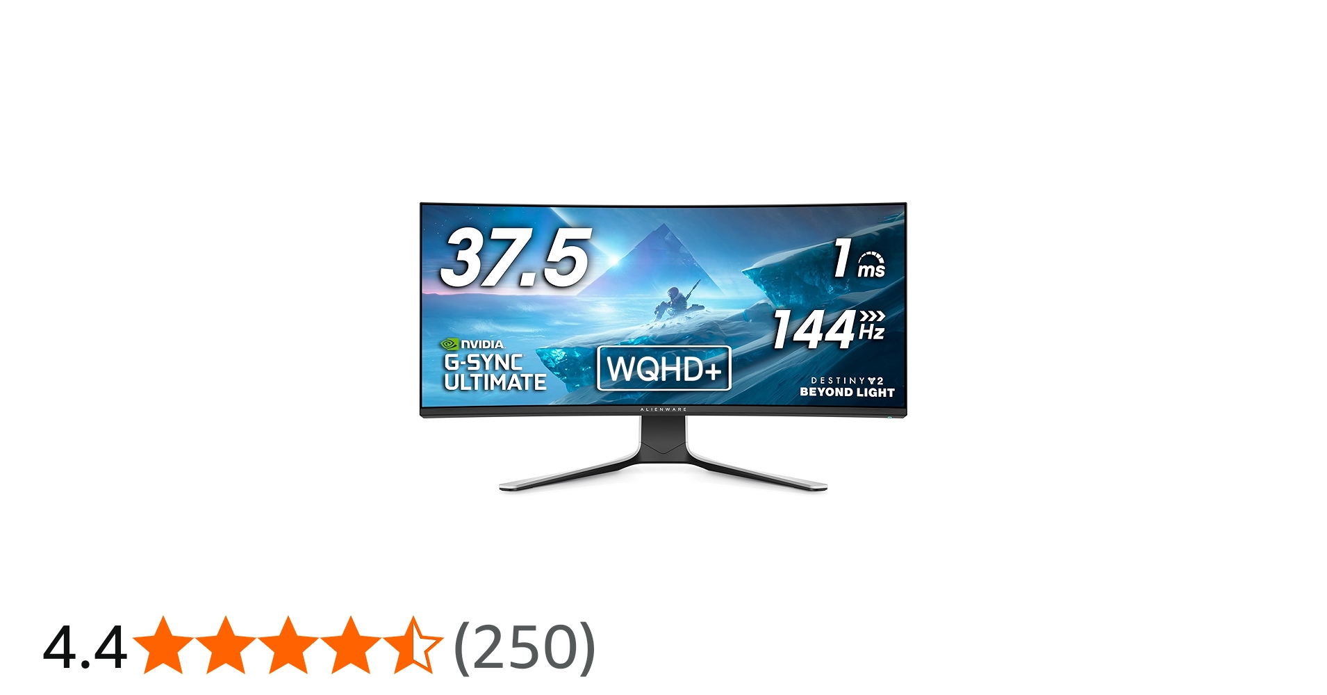 Alienware Ultrawide Curved Gaming Monitor - 38-Inch WQHD Display