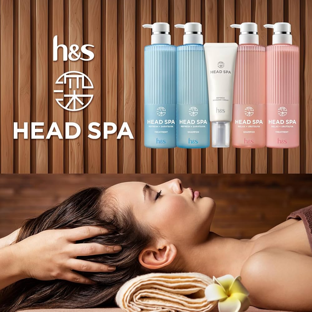 Amazon | h&s深ヘッドスパ シャンプー&トリートメント 350g+350g