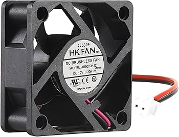 Amazon.co.jp: 2パック50mm x 50mm x 20mm 5020 12V 0.30A冷却送風