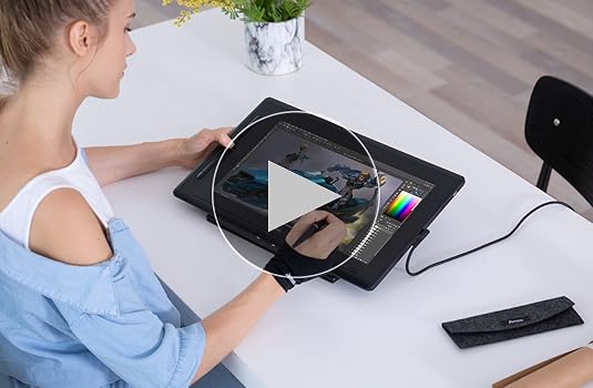 Amazon.co.jp: Artisul 液タブ D16Pro 15.6インチ 傾き検出機能 フル