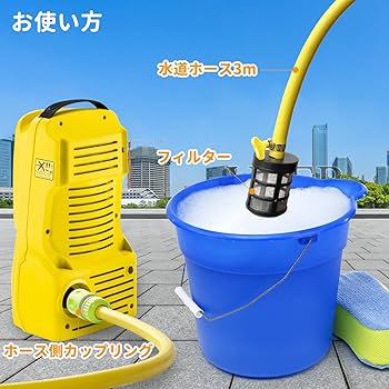 Amazon.co.jp: 自吸用ホース 高圧洗浄機用 水道ホース 3M 家庭用 業務