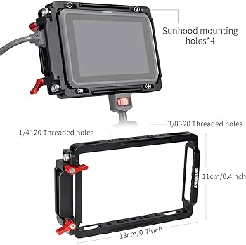 Amazon | ANDYCINE Atomos shinobi モニター専用ケージ Atomos Nijna V