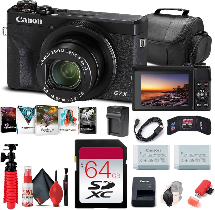 Amazon.com : Canon PowerShot G7 X Mark III Digital Camera (Black