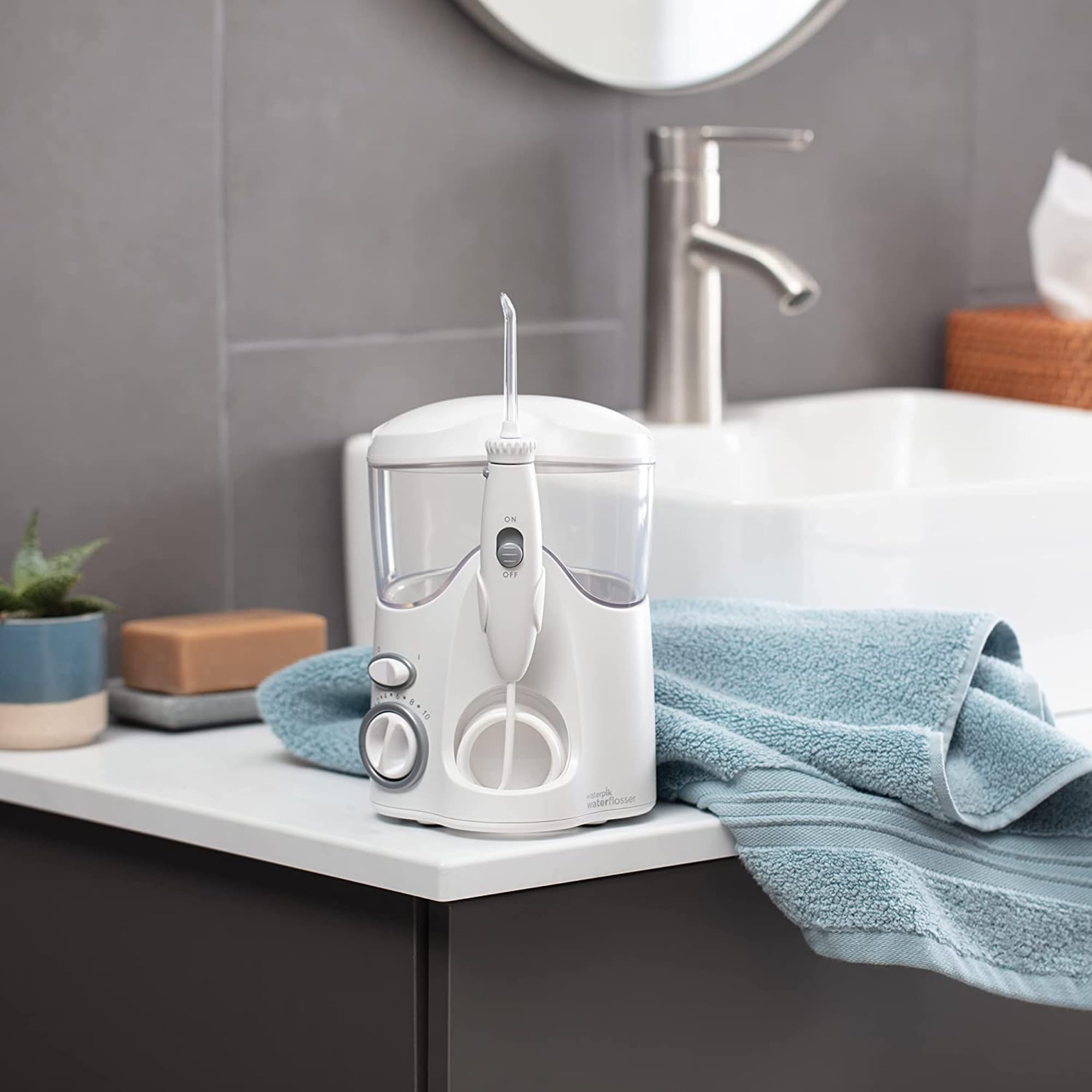 Amazon.co.jp: Waterpik ウォーターピック ブルー/ホワイト Water