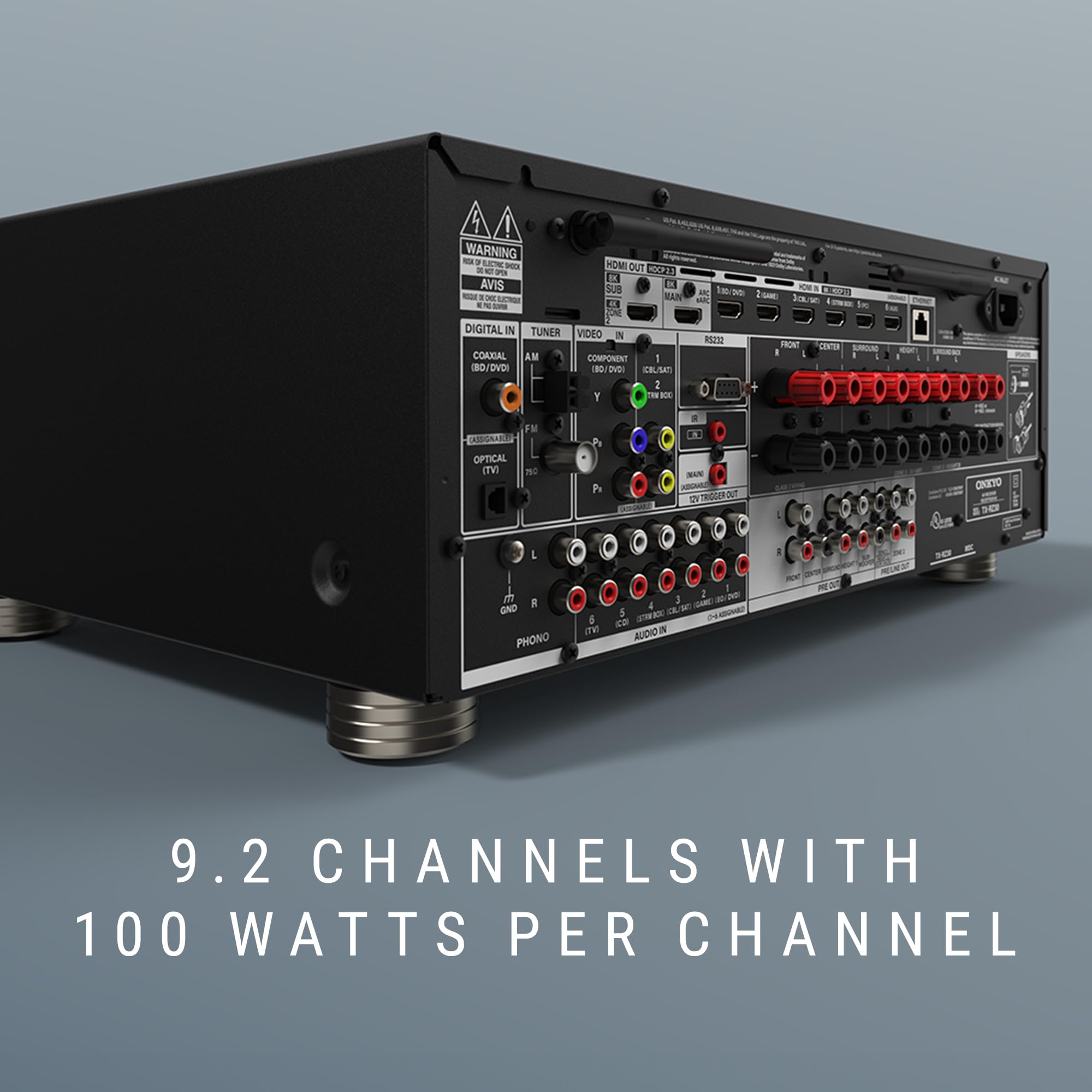 Amazon.com: Onkyo TX-RZ30 9.2-Channel AV Receiver - 100 Watts Per