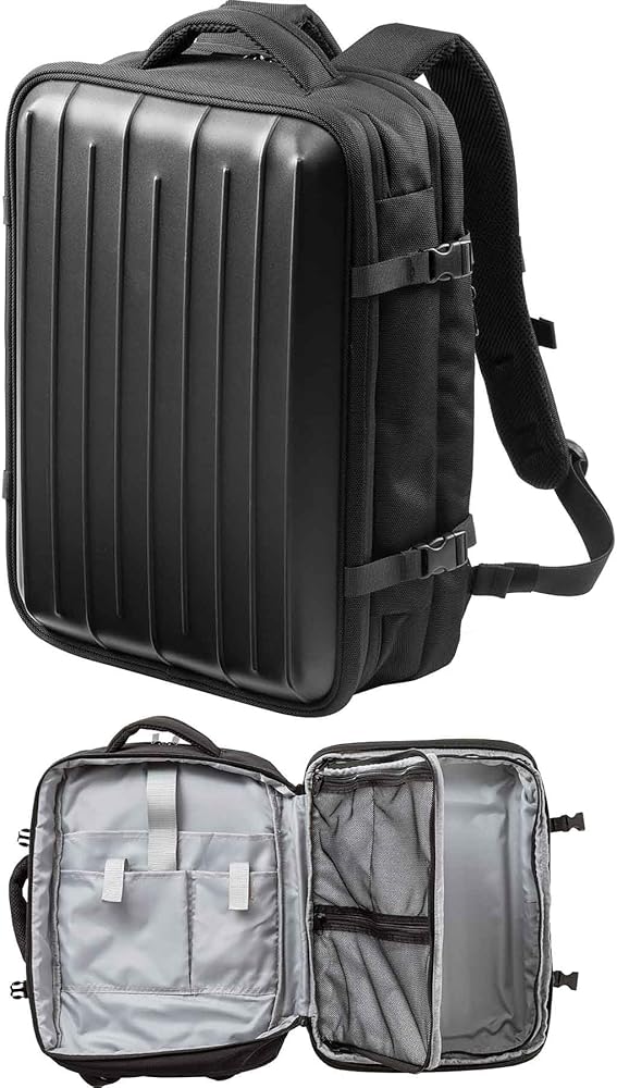 Amazon.co.jp: [サンワダイレクト] ハードシェル リュック 軽量 耐衝撃