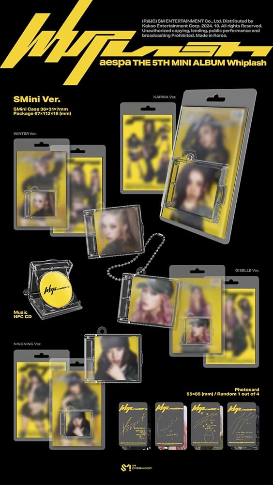 AESPA, KARINA, WINTER, NINGNING, GISELLE - aespa Whiplash 5th Mini