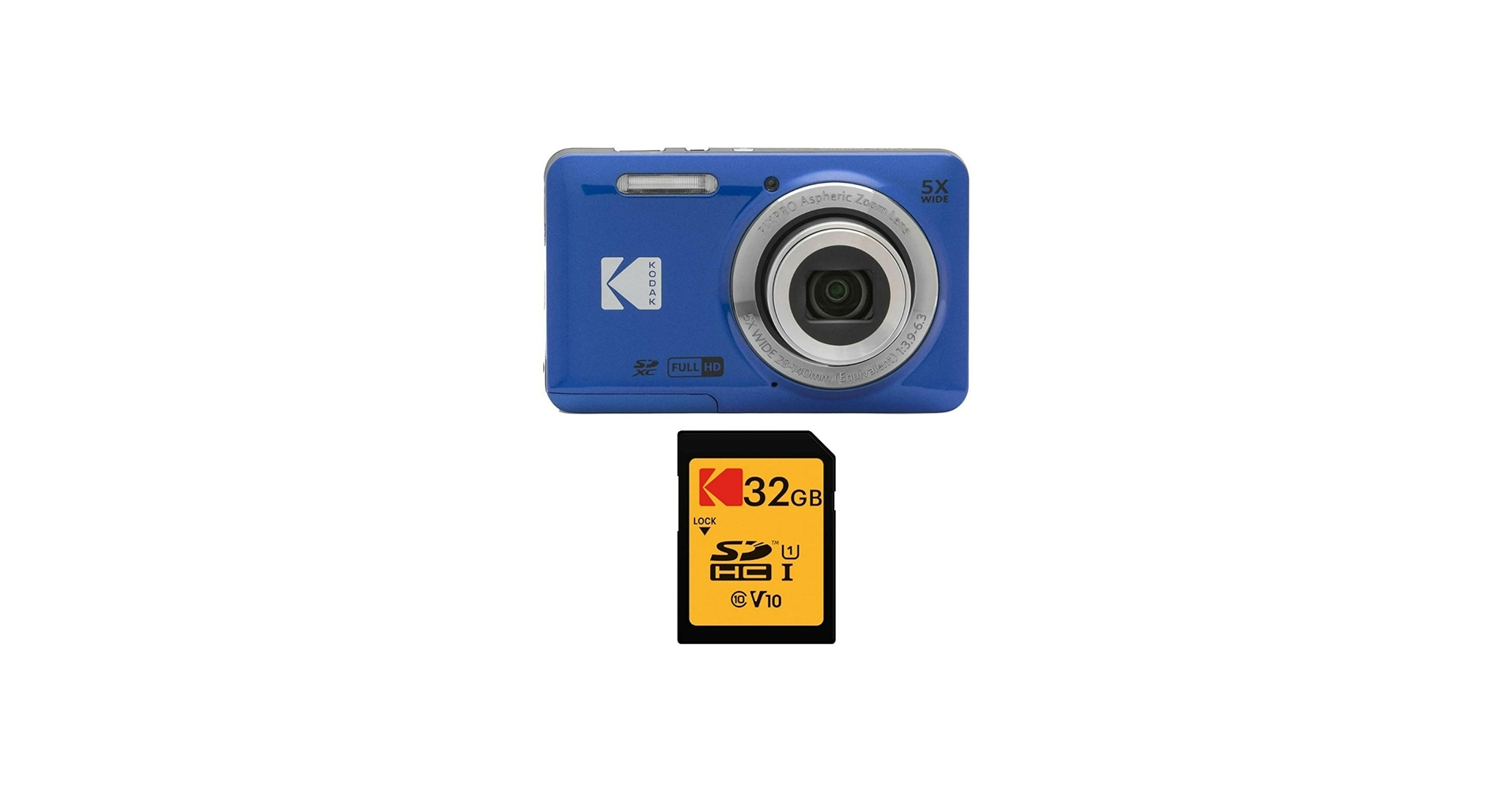 Amazon.com : KODAK PIXPRO Friendly Zoom FZ53 Digital Camera (Blue