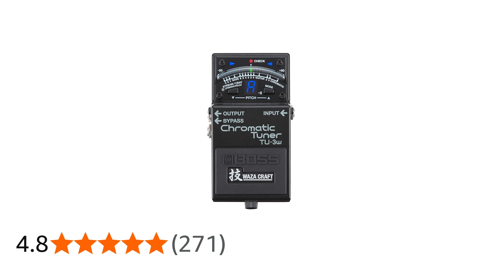 Amazon.co.jp: BOSS ボス Waza Craft クロマチックチューナー TU-3W