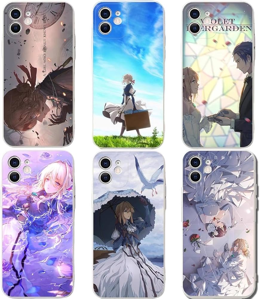 Amazon.co.jp: ヴァイオレット・エヴァーガーデン スマホケース