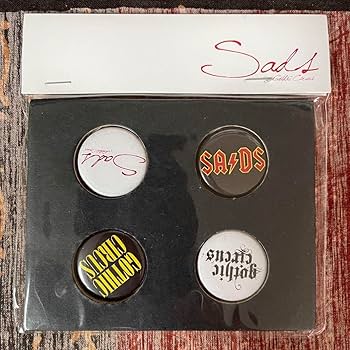 Amazon.co.jp: 黒夢 SADS サッズ 清春 ツアーグッズ バッジセット